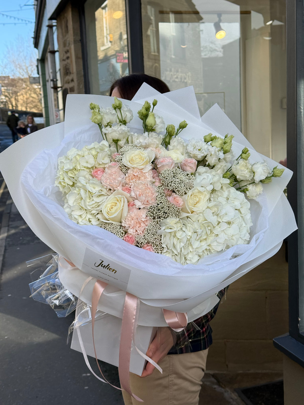 Florist Choice — Signature Botanical Green & White Bouquet