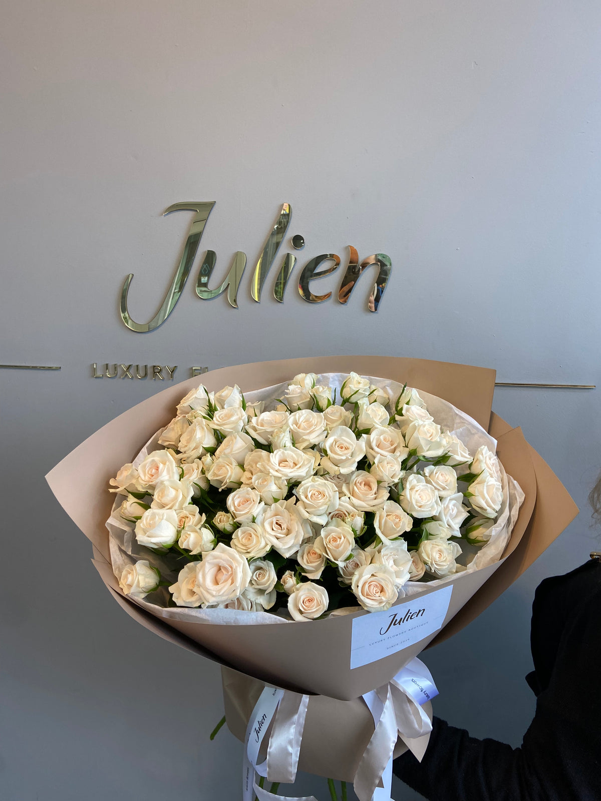 Florist Choice — Signature Botanical Green & White Bouquet