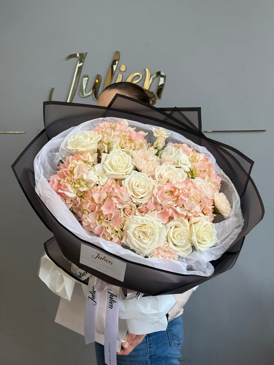 Florist Choice — Signature Pure White & Ivory Bouquet