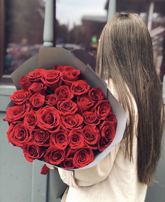 Bouquet of 40 red roses