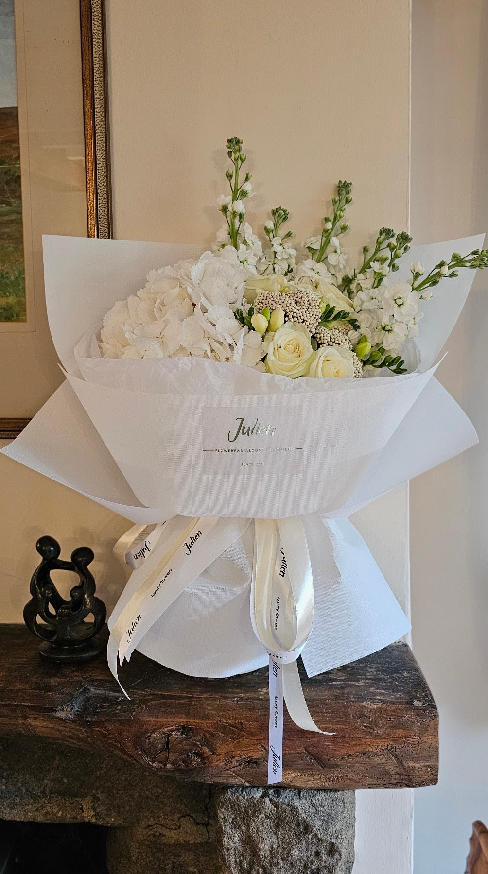 Florist Choice — Signature Botanical Green & White Bouquet