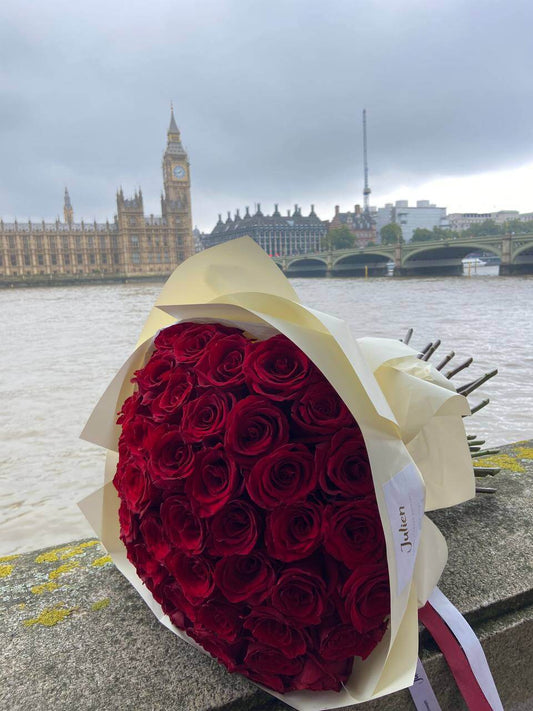 Bouquet of 50 red roses